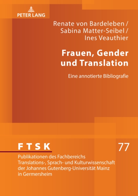 Frauen, Gender und Translation : Eine annotierte Bibliografie, EPUB eBook