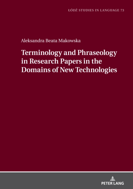 Terminology and Phraseology in Research Papers in the Domains of New Technologies, EPUB eBook