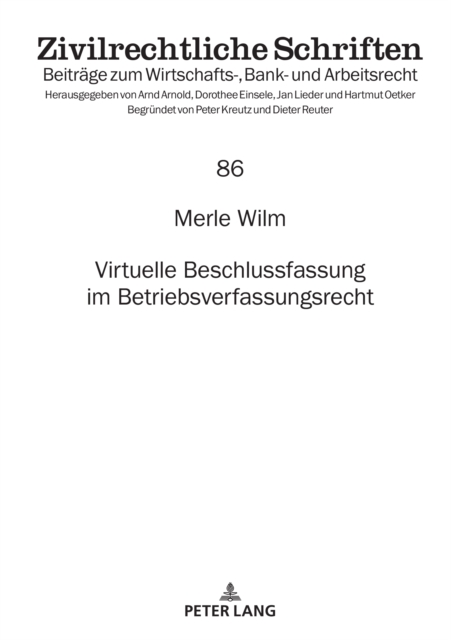 Virtuelle Beschlussfassung im Betriebsverfassungsrecht, EPUB eBook
