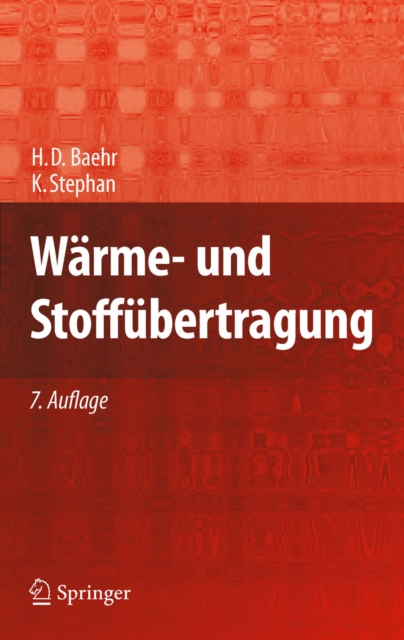 Warme- und Stoffubertragung, PDF eBook