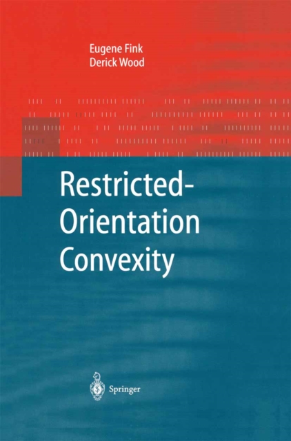 Restricted-Orientation Convexity, PDF eBook