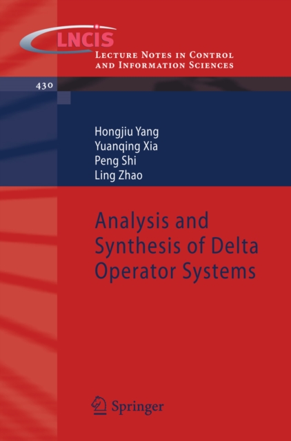 Analysis and Synthesis of Delta Operator Systems, PDF eBook