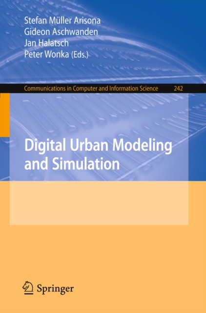 Digital Urban Modeling and Simulation, PDF eBook