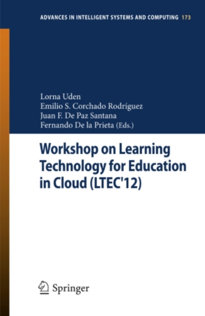Workshop on Learning Technology for Education in Cloud (LTEC'12), PDF eBook