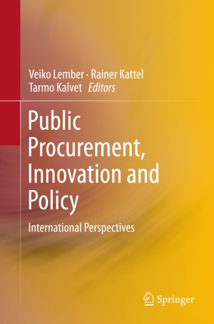 Public Procurement, Innovation and Policy : International Perspectives, PDF eBook