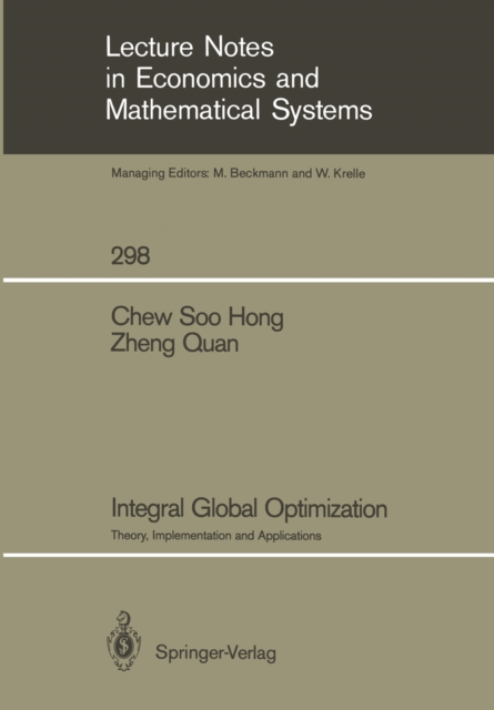 Integral Global Optimization : Theory, Implementation and Applications, PDF eBook