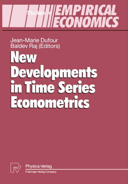 New Developments in Time Series Econometrics, PDF eBook