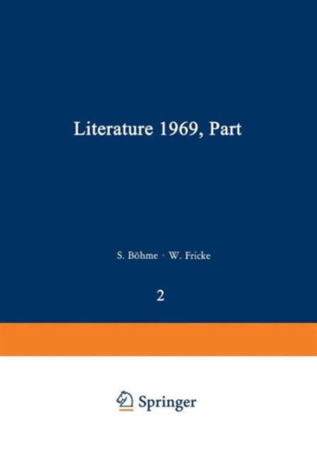 Literature 1969, Part 2, Paperback / softback Book