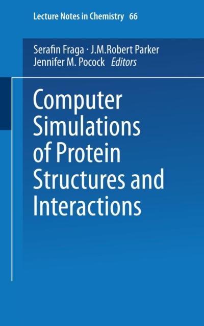 Computer Simulations of Protein Structures and Interactions, PDF eBook