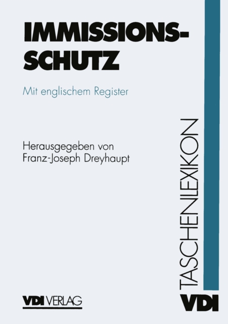 VDI-Taschenlexikon Immissionsschutz, PDF eBook
