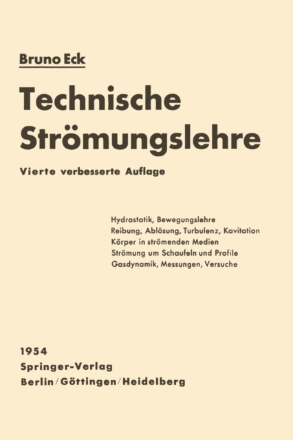 Technische Stromungslehre, PDF eBook