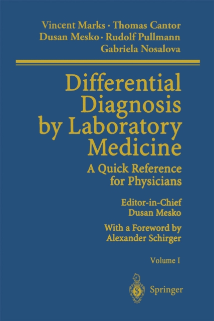 Differential Diagnosis by Laboratory Medicine : A Quick Reference for Physicians, PDF eBook