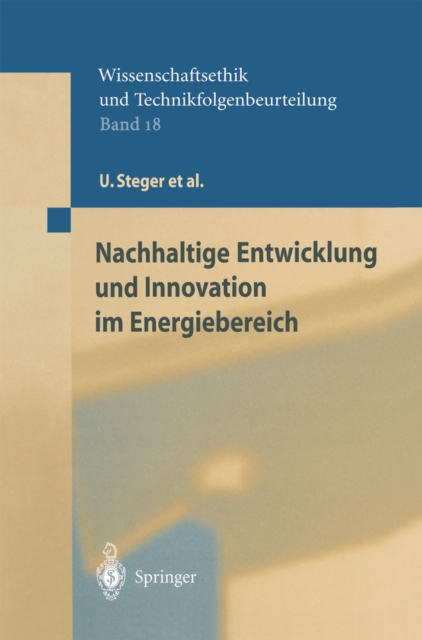 Nachhaltige Entwicklung und Innovation im Energiebereich, PDF eBook