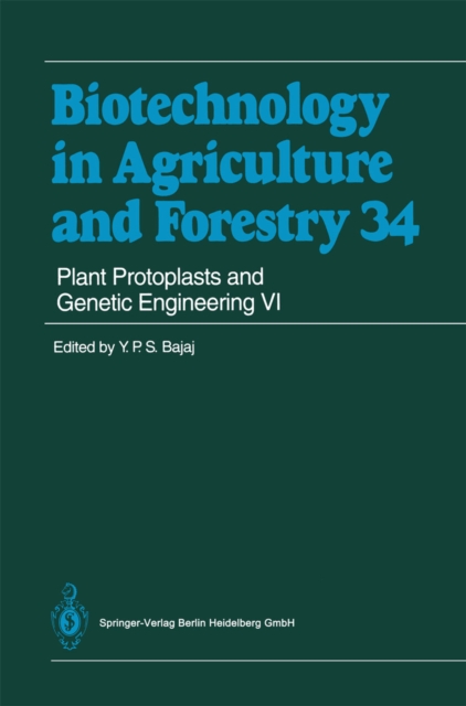 Plant Protoplasts and Genetic Engineering VI, PDF eBook