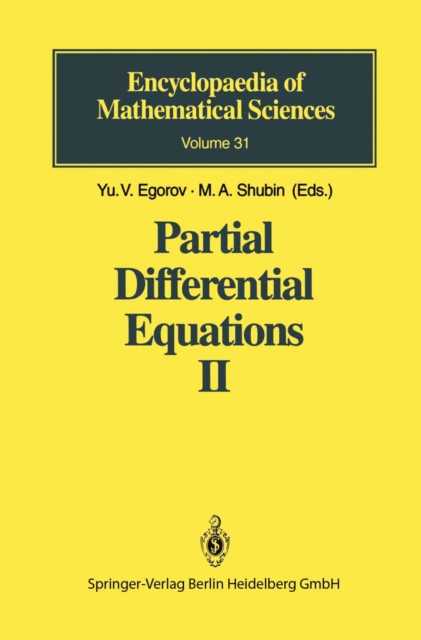 Partial Differential Equations II : Elements of the Modern Theory. Equations with Constant Coefficients, PDF eBook