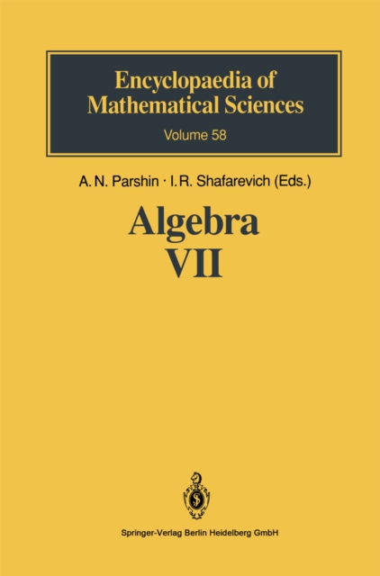 Algebra VII : Combinatorial Group Theory Applications to Geometry, PDF eBook