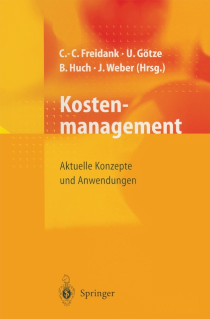 Kostenmanagement : Aktuelle Konzepte und Anwendungen, PDF eBook