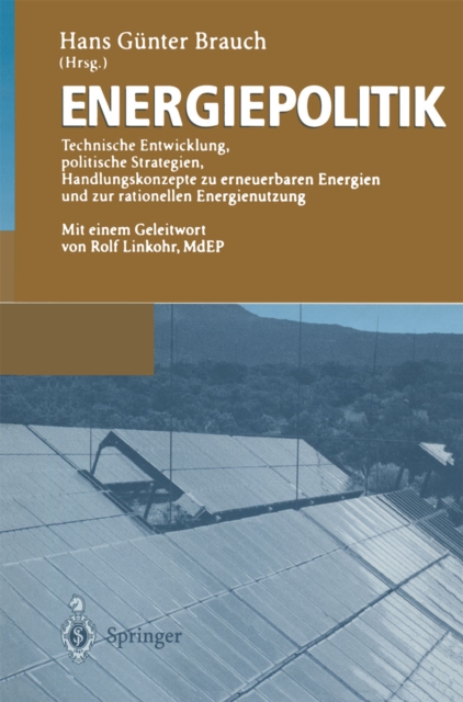 Energiepolitik : Technische Entwicklung, politische Strategien, Handlungskonzepte zu erneuerbaren Energien und zur rationellen Energienutzung, PDF eBook