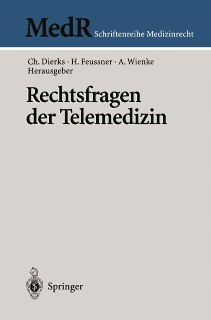 Rechtsfragen der Telemedizin, PDF eBook