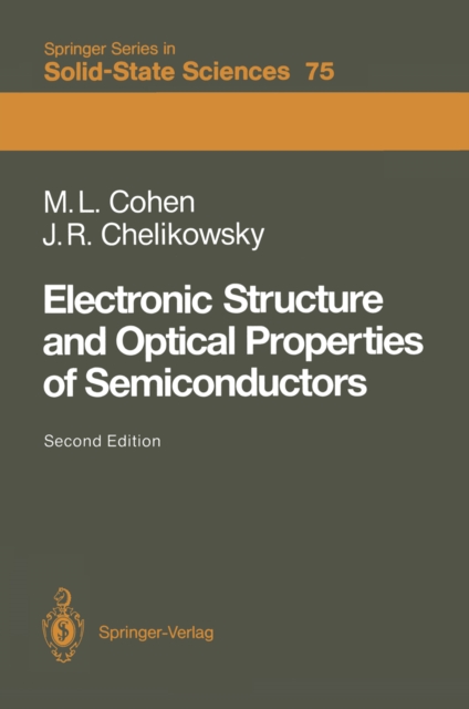 Electronic Structure and Optical Properties of Semiconductors, PDF eBook
