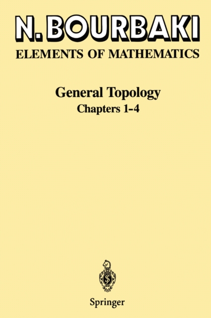 General Topology : Chapters 1-4, PDF eBook