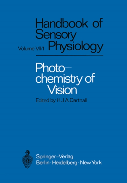 Photochemistry of Vision, PDF eBook