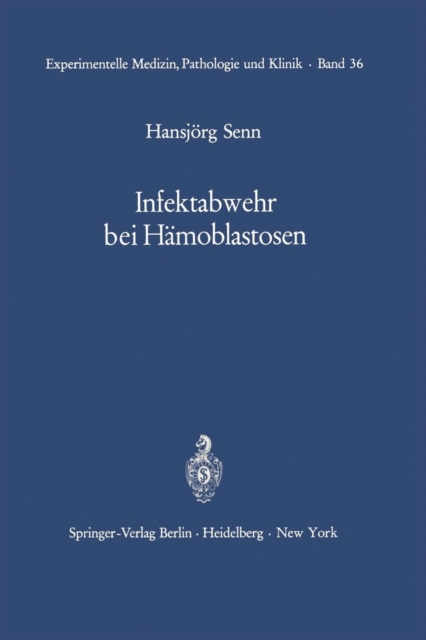 Infektabwehr Bei Hamoblastosen, Paperback Book