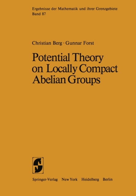 Potential Theory on Locally Compact Abelian Groups, PDF eBook