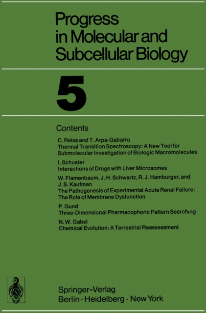 Progress in Molecular and Subcellular Biology, PDF eBook