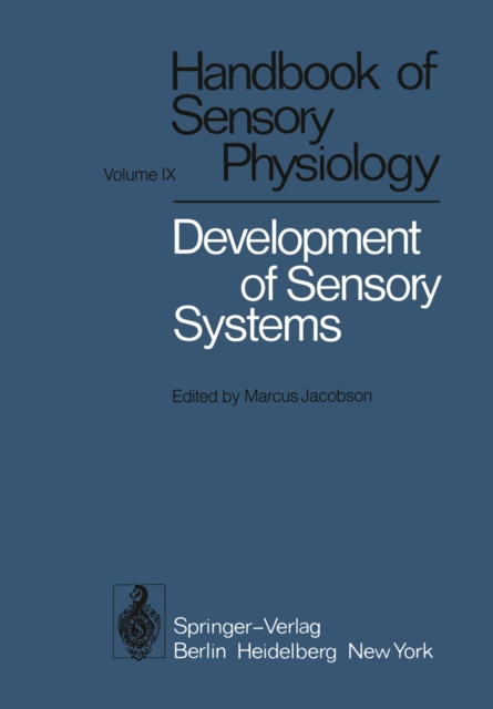 Development of Sensory Systems, PDF eBook