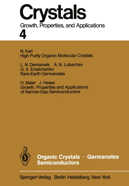 Organic Crystals Germanates Semiconductors, PDF eBook