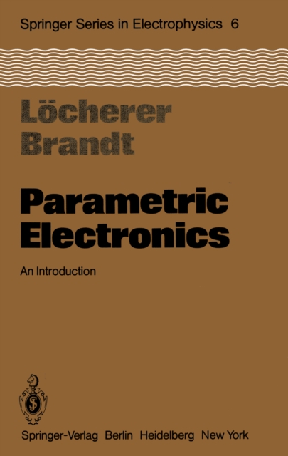Parametric Electronics : An Introduction, PDF eBook