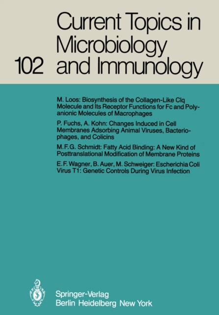 Current Topics in Microbiology and Immunology : Volume 102, PDF eBook