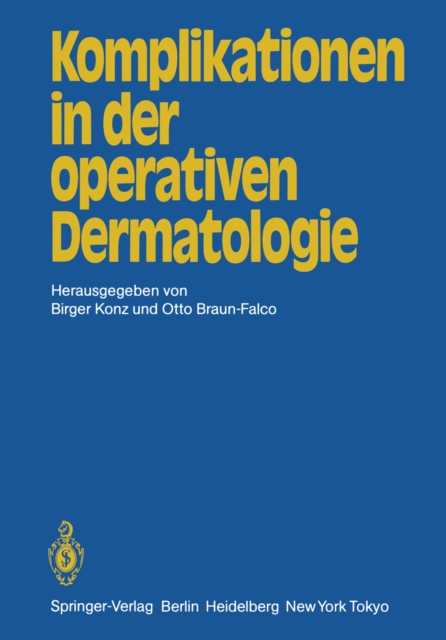 Komplikationen in der operativen Dermatologie, PDF eBook