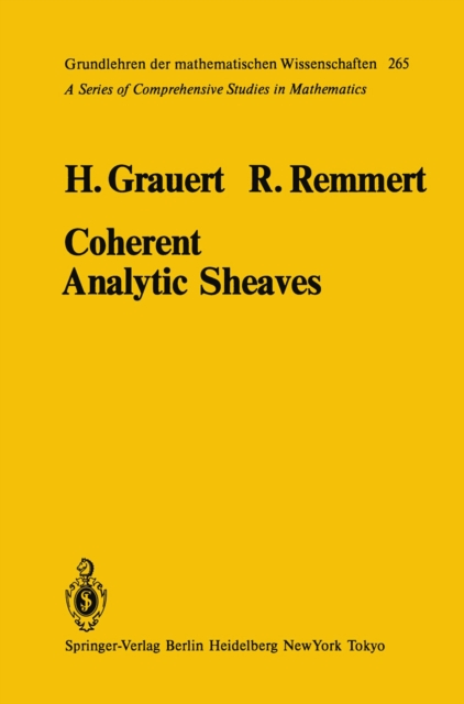 Coherent Analytic Sheaves, PDF eBook