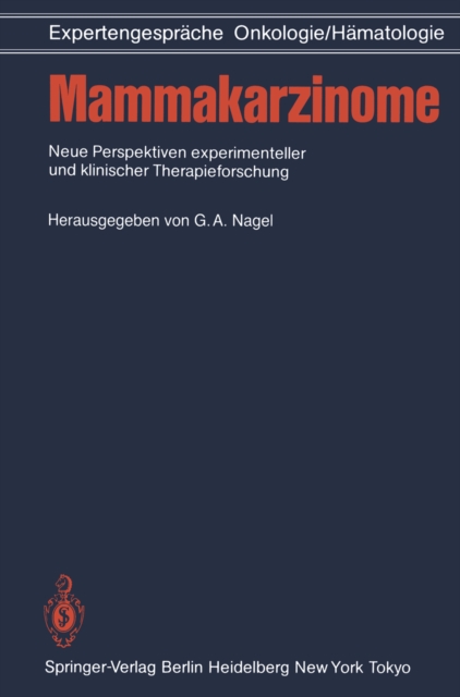 Mammakarzinome : Neue Perspektiven experimenteller und klinischer Therapieforschung, PDF eBook