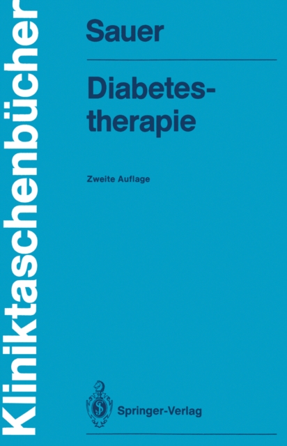 Diabetestherapie, PDF eBook