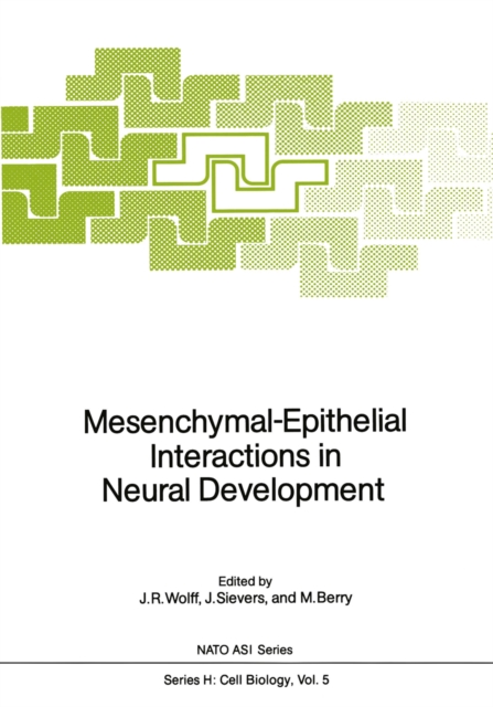 Mesenchymal-Epithelial Interactions in Neural Development, PDF eBook