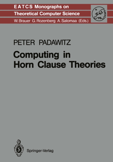 Computing in Horn Clause Theories, PDF eBook