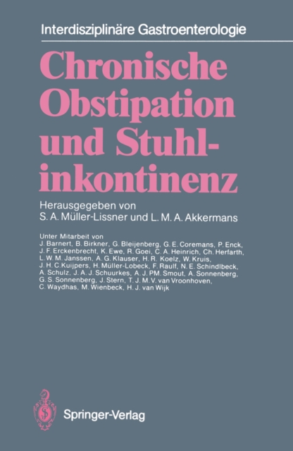 Chronische Obstipation und Stuhlinkontinenz, PDF eBook