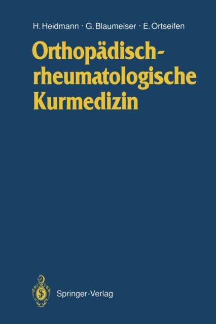 Orthopadischrheumatologische Kurmedizin, Paperback Book