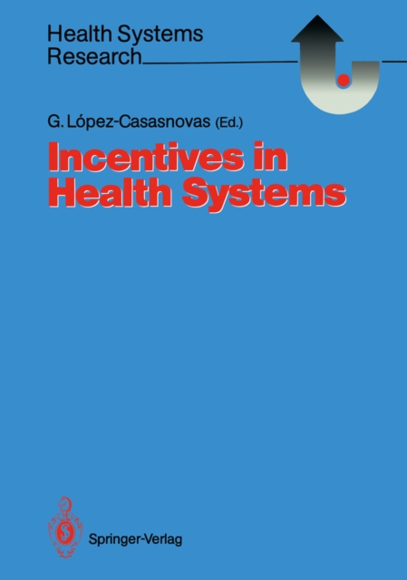 Incentives in Health Systems, PDF eBook