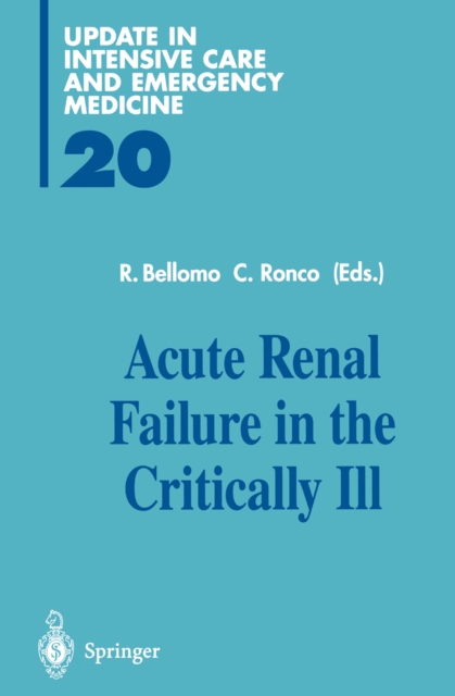Acute Renal Failure in the Critically Ill, PDF eBook