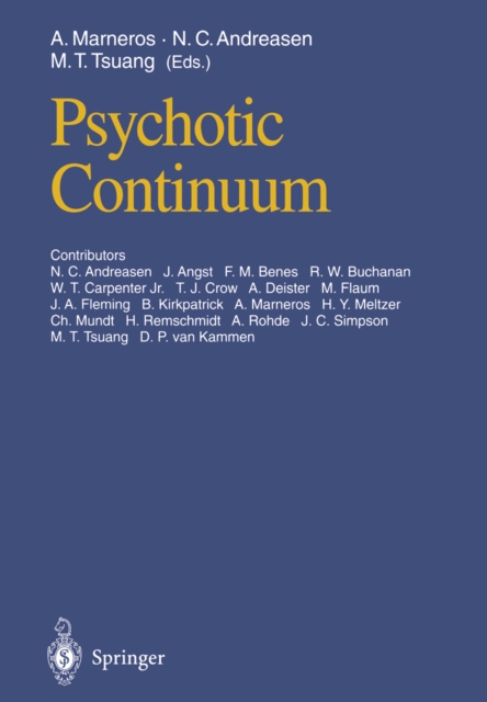 Psychotic Continuum, PDF eBook