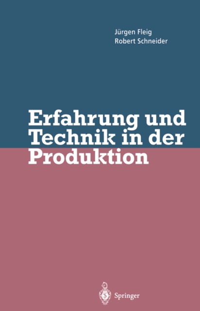 Erfahrung und Technik in der Produktion, PDF eBook