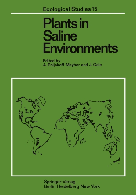 Plants in Saline Environments, PDF eBook