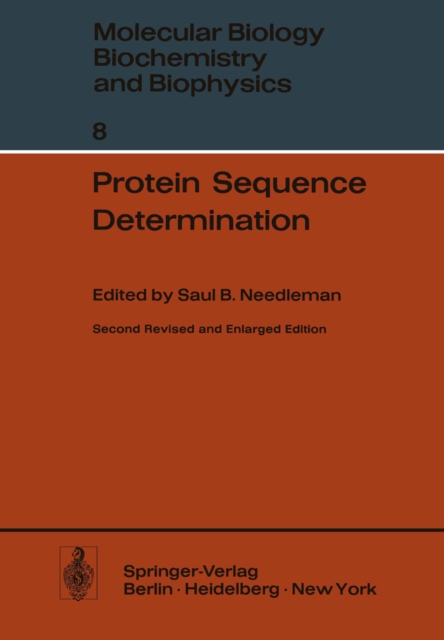 Protein Sequence Determination : A Sourcebook of Methods and Techniques, PDF eBook