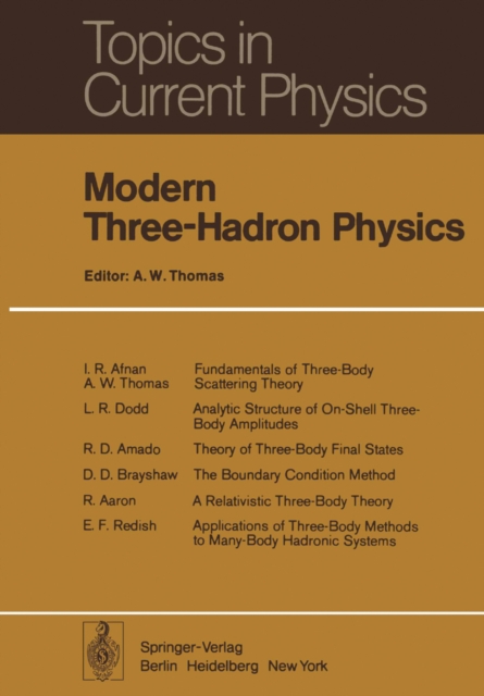 Modern Three-Hadron Physics, PDF eBook