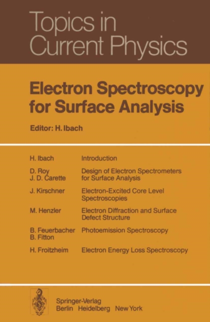Electron Spectroscopy for Surface Analysis, PDF eBook