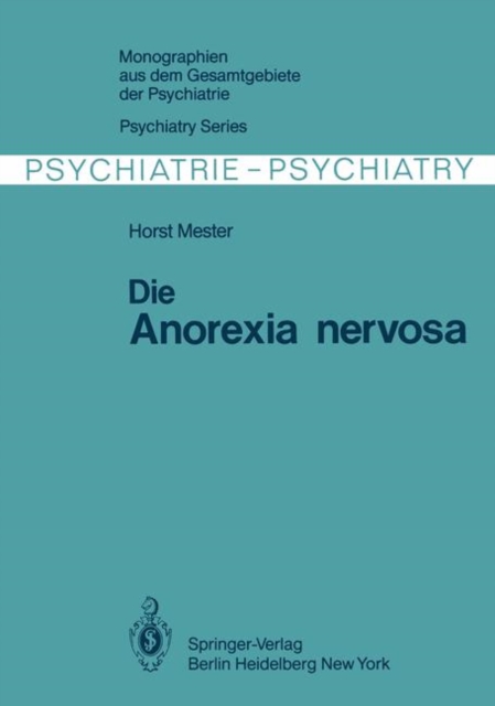 Die Anorexia Nervosa, Paperback Book